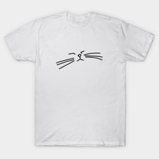 Minimal Cat Animals Doodle T-Shirt